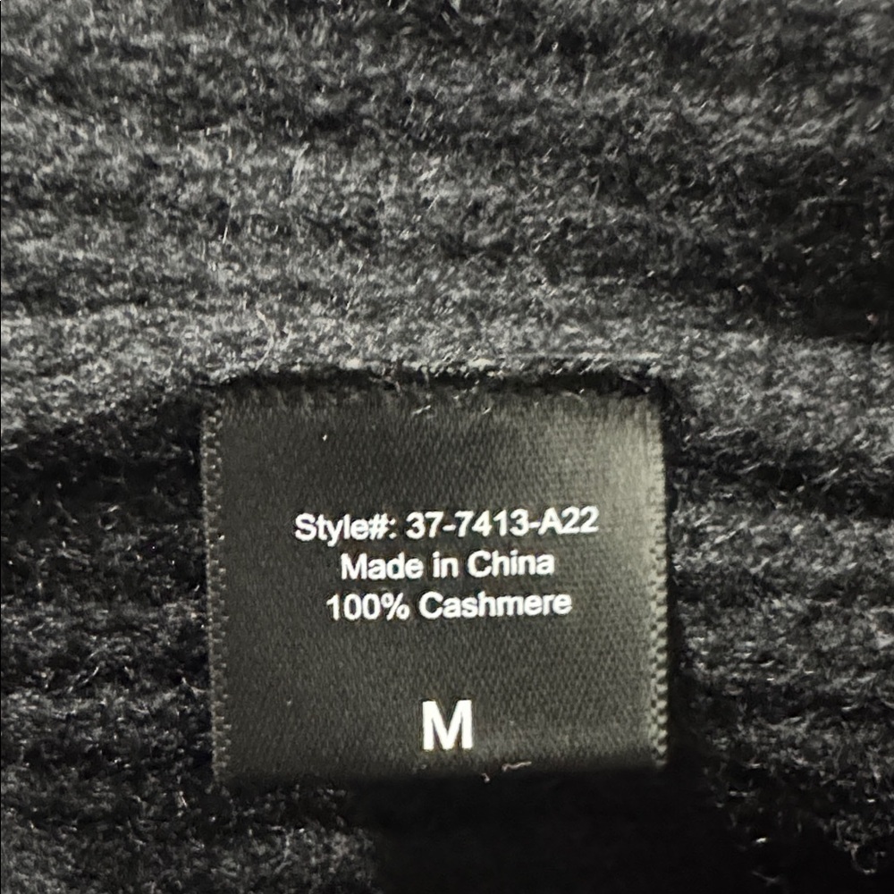 JENNI KAYNE - Cashmere Black Half Zip Sweater  Size - Picture 10 of 11
